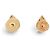 NUOVI ORECCHINI DJULA GRANDI A PERA ORO ROSA 18K 1.7GR DIAMANTI D'oro - vista 3