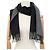 Hermès NEU HERMES REVERSIBERER CASHMERE SCHAL MIT FRANSEN SCHWARZ GRAU SAC SCARF - Ansicht 8