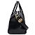 NUOVA BORSA GIVENCHY ANTIGONA PM PELLE LACCATA NERA TRACOLLA Nero - vista 4