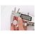 NEUE DIOR LA MINI D SATINE UHR CD040110M003 19MM STAHL DIAMANTEN QUARTZ Silber - Ansicht 12