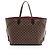 Louis Vuitton Damier Ebene Neverfull GM Tote Braun - Ansicht 3