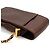 Pochette Chanel Coco Mark Chain Marrom - vista 6