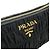 Prada Gathered Schultertasche Schwarz - Ansicht 8