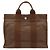 Hermès Tote PM Marrom de Tecido