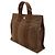 Hermès Tote PM Marrom de Tecido - vista 2