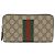 Portafoglio lungo Gucci GG Supreme Marrone Beige