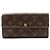 Tarjetero Monogram Louis Vuitton Castaño