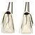 Borsa Balenciaga Hourglass Crash Chain Bag Bianco - vista 7
