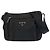 Borsa a tracolla Prada in nylon nero