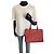Prada Saffiano Tote mit Dreieckslogo Rot - Ansicht 7