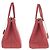 Prada Saffiano Tote mit Dreieckslogo Rot - Ansicht 8