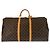 Borsa da viaggio Louis Vuitton Keepall Marrone