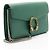 Portafoglio a catena Dionysus in pelle e cristalli Gucci Verde - vista 2