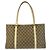 Borsa Tote Gucci GG Supreme Marrone Beige - vista 2
