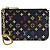 Louis Vuitton Pochette Cle Coin Case Negro