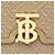 Borsa a tracolla Small con patta e catena in pelle goffrata Burberry TB Monogram Marrone Beige - vista 9
