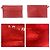 Prada Perforated Leather Suede Tote Red - view 5