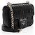 Borsa a patta piccola Prada Nappa Gaufre con catena Nero - vista 2