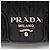Borsa a patta piccola Prada Nappa Gaufre con catena Nero - vista 8
