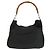 Borsa a tracolla Gucci Bamboo in nylon Nero - vista 2