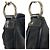 Borsa a tracolla Gucci Bamboo in nylon Nero - vista 5