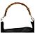 Borsa a tracolla Gucci Bamboo in nylon Nero - vista 8