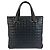 Chanel Icon Choco Bar Leder Tote Schwarz