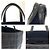 Chanel Icon Choco Bar Leder Tote Schwarz - Ansicht 5
