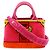 Borsa a mano Prada Mini Canapa Trompe-l'oeil Rosa