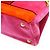 Borsa a mano Prada Mini Canapa Trompe-l'oeil Rosa - vista 3