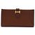 Hermès Hermes Bearn Classic Lange Geldbörse Braun
