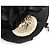 Pochette con catena Chanel Camellia Matelassé Nero - vista 6