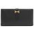 Hermès Cartera larga Hermes Bearn Souffle Negro