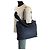 Borsa Tote Prada Tessuto con logo triangolare Blu - vista 7