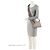 Prada Vitello Phenix Zip Crossbody Grigio - vista 5