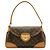 Louis Vuitton Monogram Beverly MM Schultertasche Braun