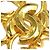 Chanel Vintage CC Flower Clip-On Metal D'oro - vista 3