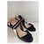 Fendi Canvas Sandaletten Schwarz Beige - Ansicht 7
