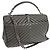Autre Marque Saint Laurent Classic Monogram College Matelasse Chevron Leather Large Marrone - vista 2