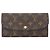 Louis Vuitton Monogram Portefeuille Emilie Wallet Castaño