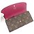 Louis Vuitton Monogram Portefeuille Emilie Wallet Castaño - vista 3