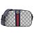 Gucci Ophidia 681064 96IWN Schultertasche Blau Beige
