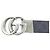 Cintura Gucci 627055 Nera e Grigia Marrone Nero - vista 2