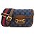 Borsa a tracolla Gucci Horsebit 1955 Crudo Blu scuro