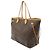 Borsa Tote Louis Vuitton Monogram Neverfull GM Marrone Monogramma - vista 3