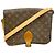 Borsa a tracolla Louis Vuitton Monogram Cartouchiere GM Marrone