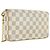 Borsa a tracolla Louis Vuitton Pochette Felice Bianco - vista 3