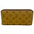 Cartera Larga Louis Vuitton Monogram Applique Reverse Zippy M82444 Castaño