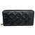 Cartera Larga Louis Vuitton Monogram Embossed Zippy Noir Negro