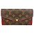 Louis Vuitton Monogram Portefeuille Sara Retiro Long Wallet Fuschia